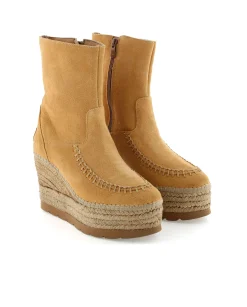 Botin en serraje camel Tilo 5
