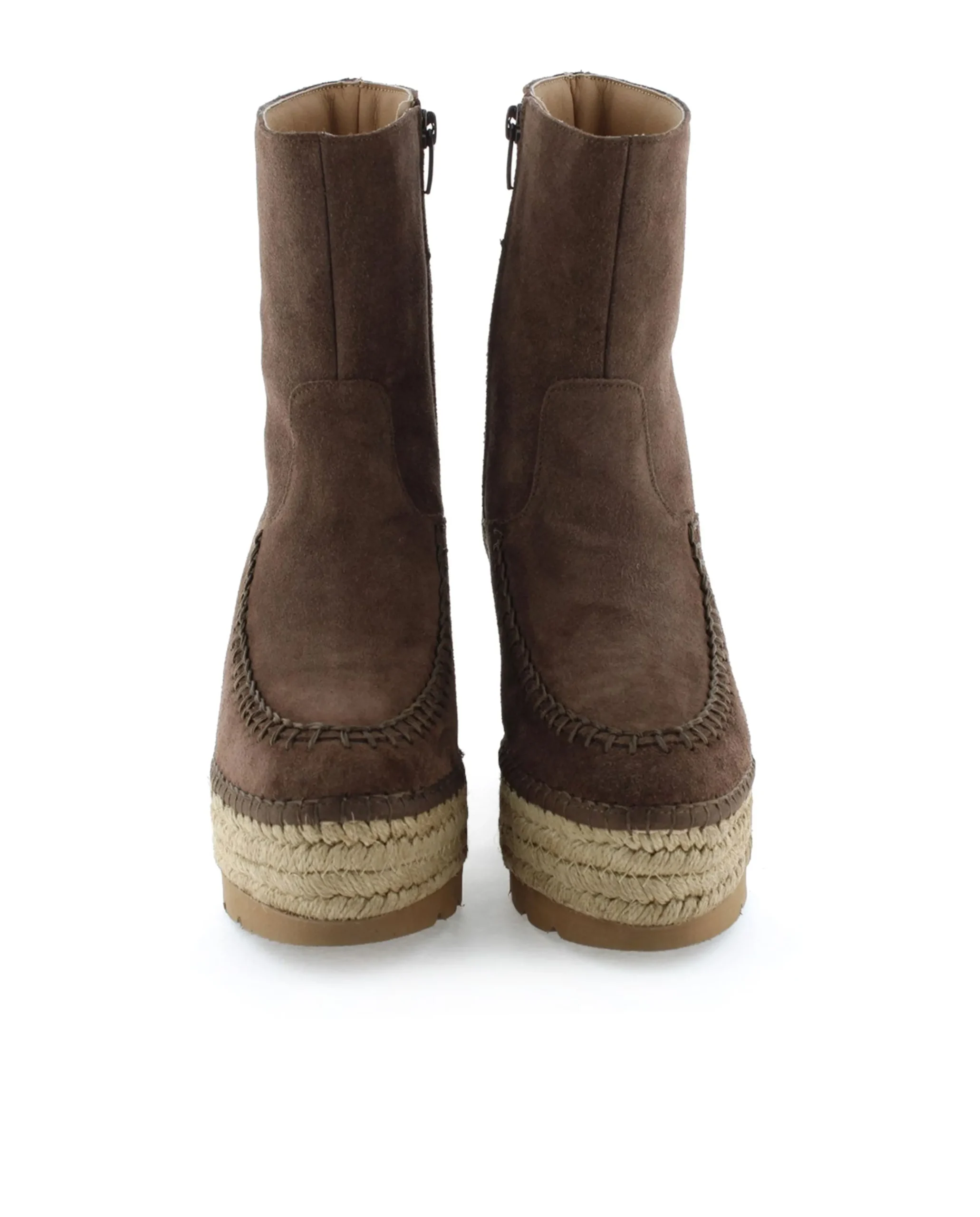 Botin en serraje chocolate Tilo 5