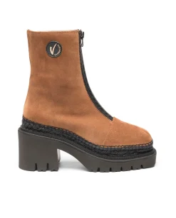 Botin en serraje cuero Panteta