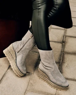 Botin en serraje gris Tilo 5