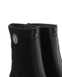 Botin en serraje negro Cuba