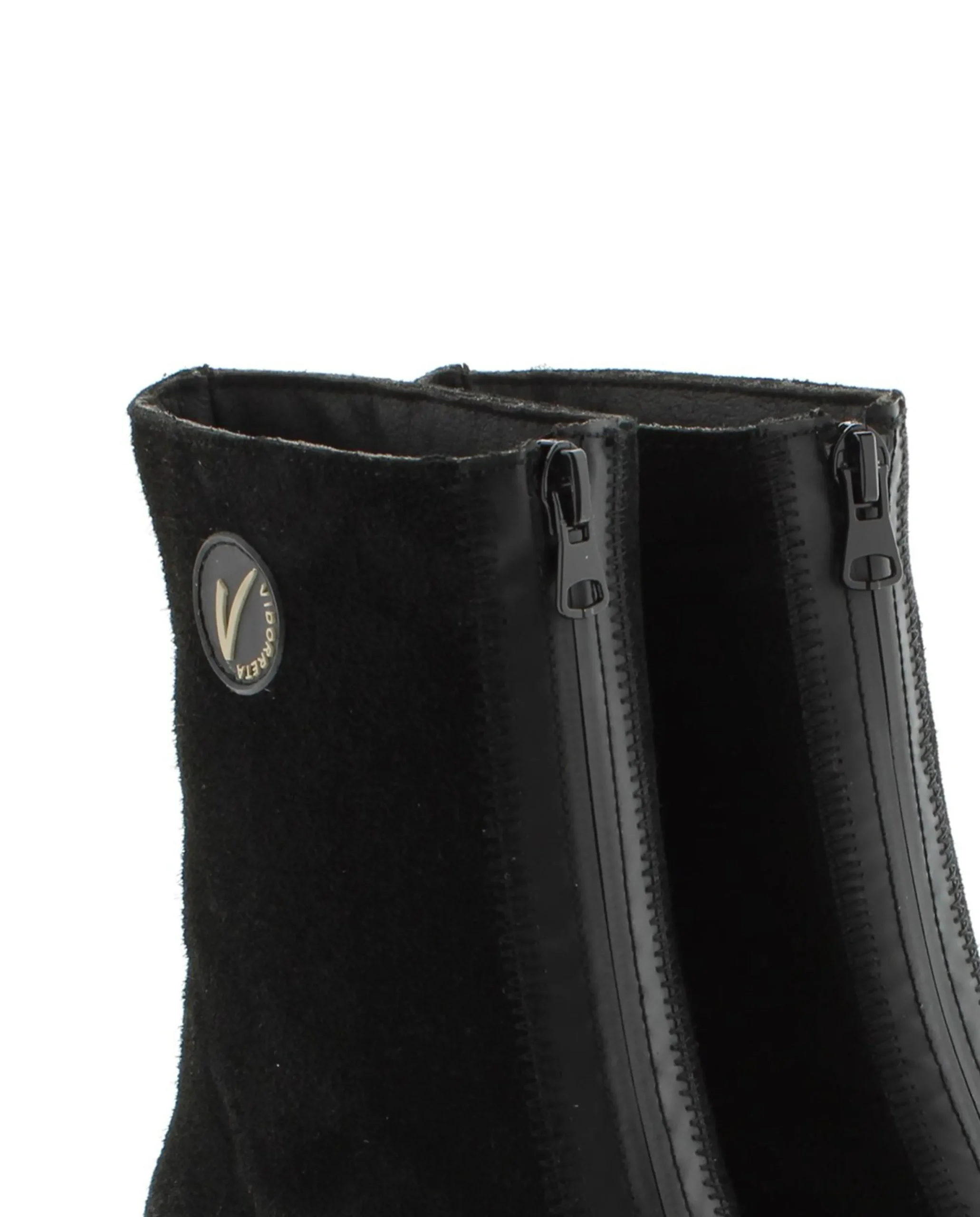 Botin en serraje negro Cuba