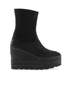 Botin en serraje negro Tilo 5