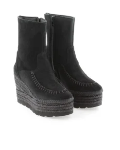 Botin en serraje negro Tilo 5