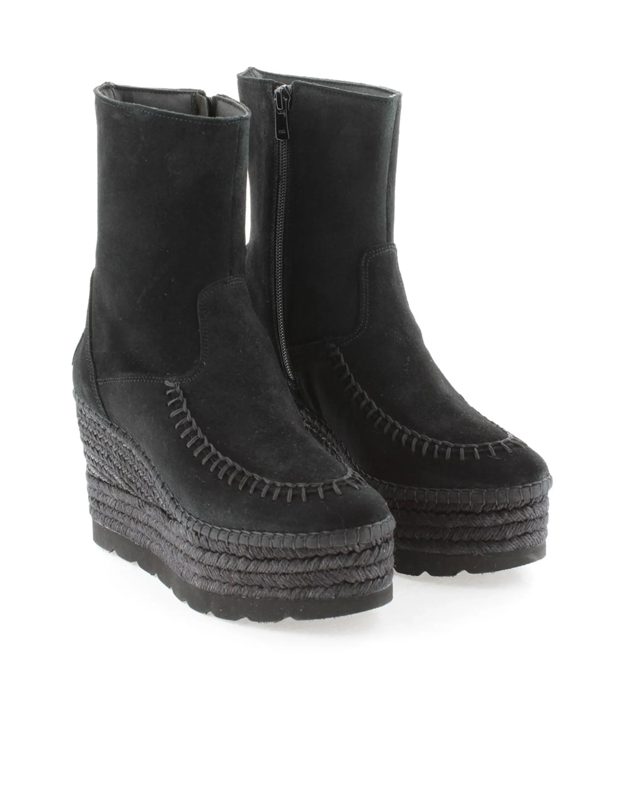 Botin en serraje negro Tilo 5