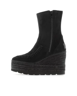 Botin en serraje negro Tilo 5