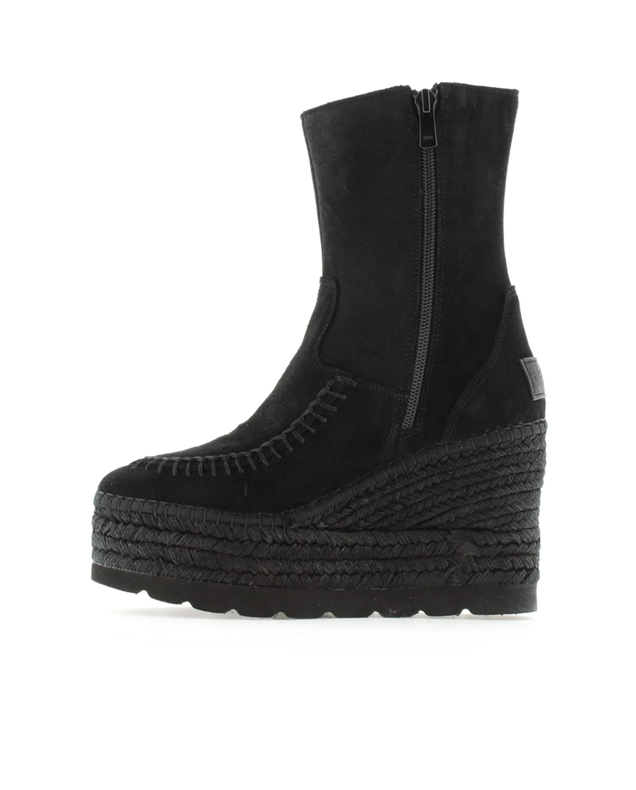 Botin en serraje negro Tilo 5