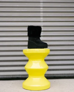 Botin pelo en serraje negro Puma