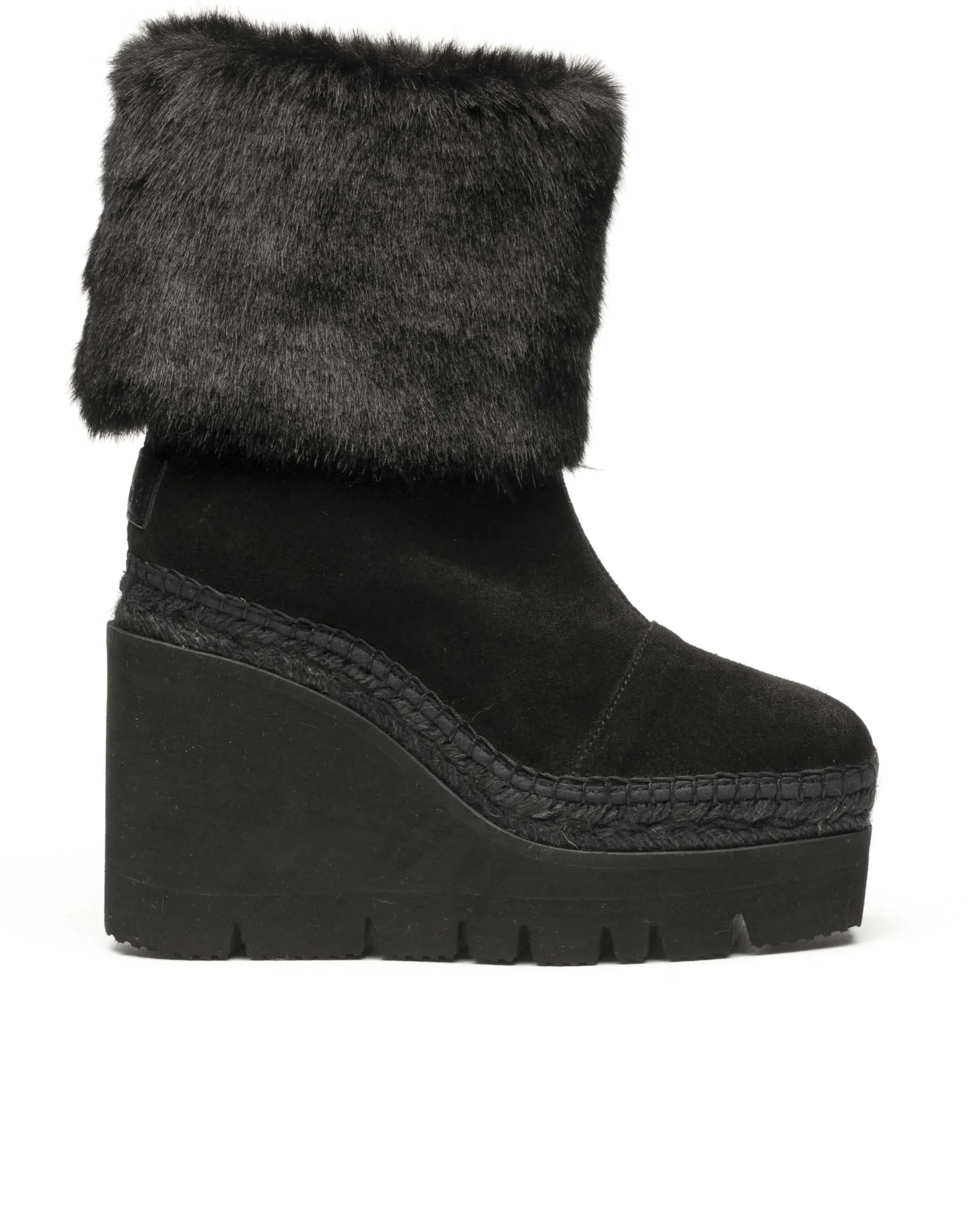 Botin pelo en serraje negro Puma