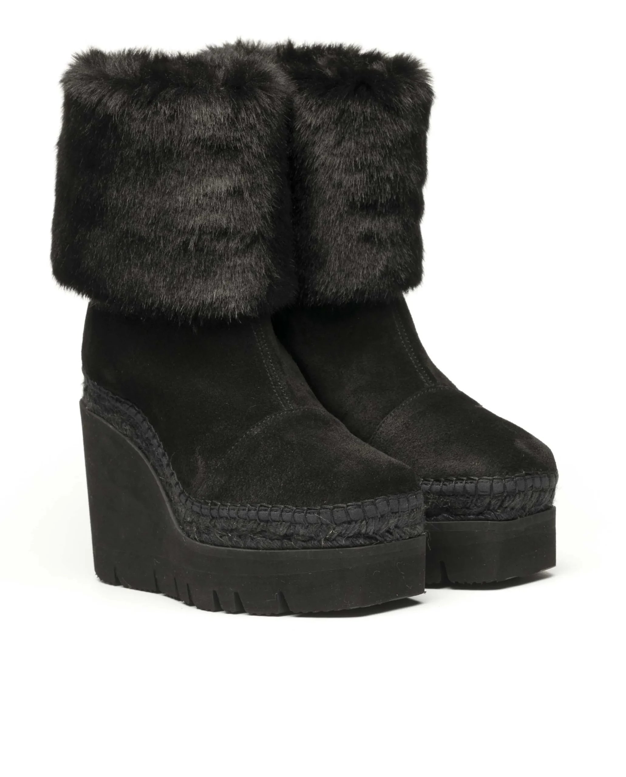 Botin pelo en serraje negro Puma