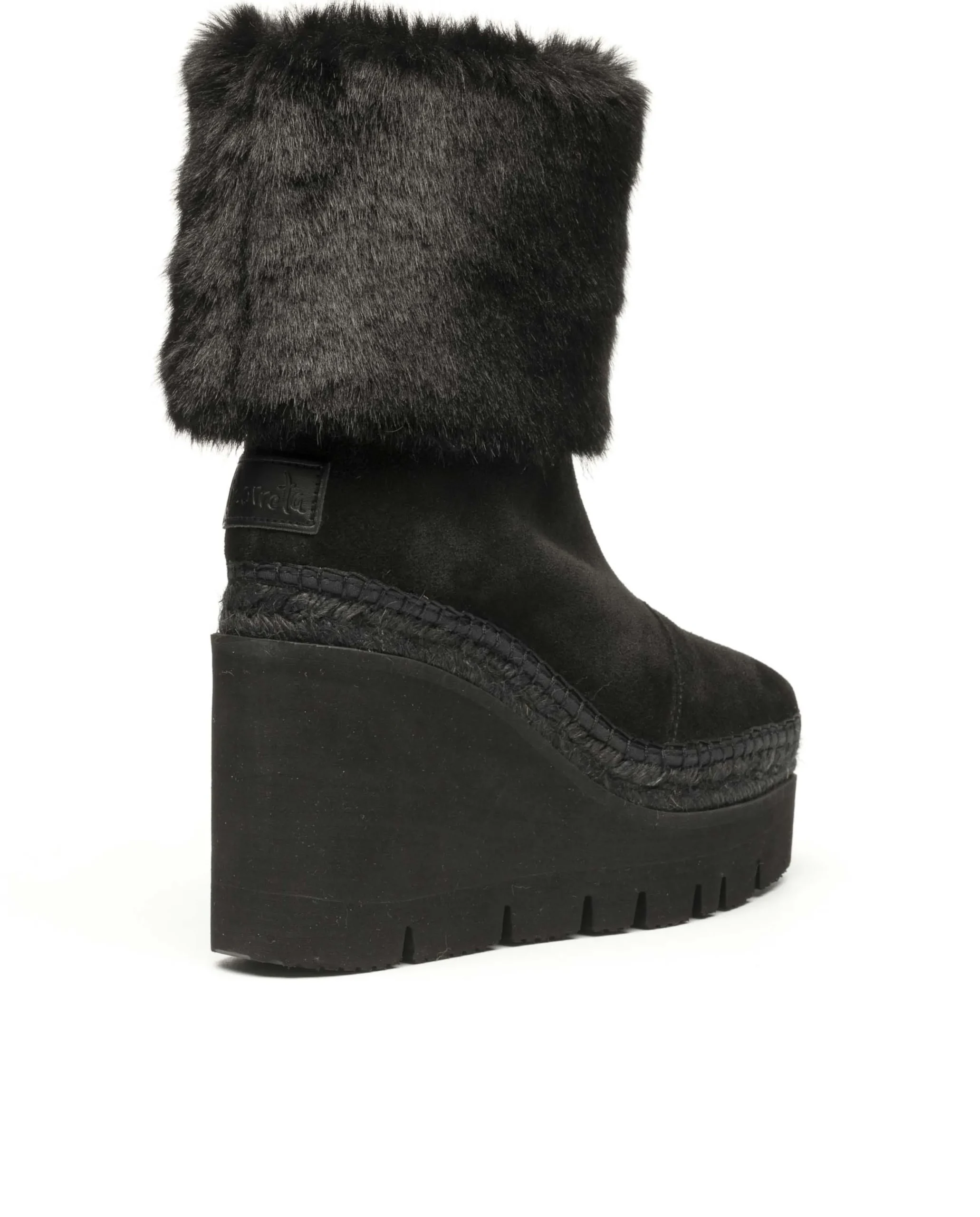 Botin pelo en serraje negro Puma