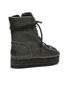 Botin plataforma en bost kaki Merce Doble