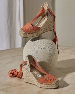 Campesina en serraje naranja Matisse