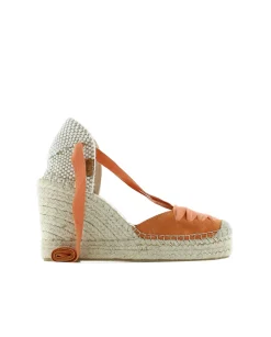 Campesina en serraje naranja Matisse