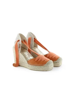 Campesina en serraje naranja Matisse