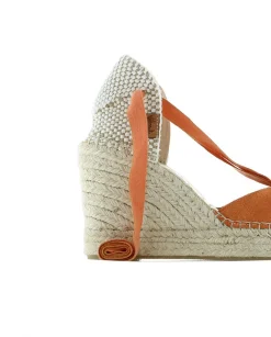 Campesina en serraje naranja Matisse