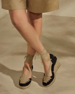 Campesina en serraje negro-piedra Tilo 7