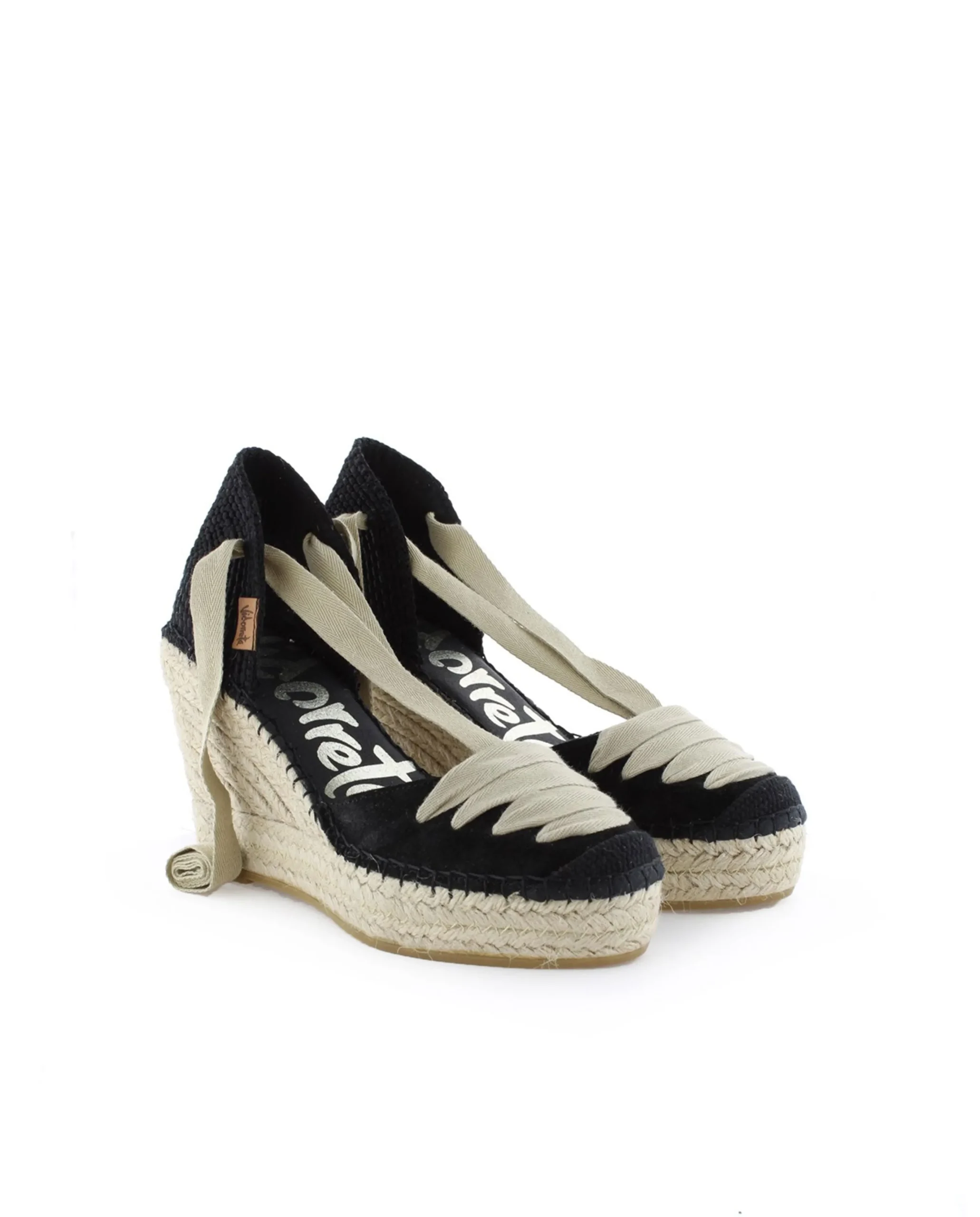 Campesina en serraje negro-piedra Tilo 7