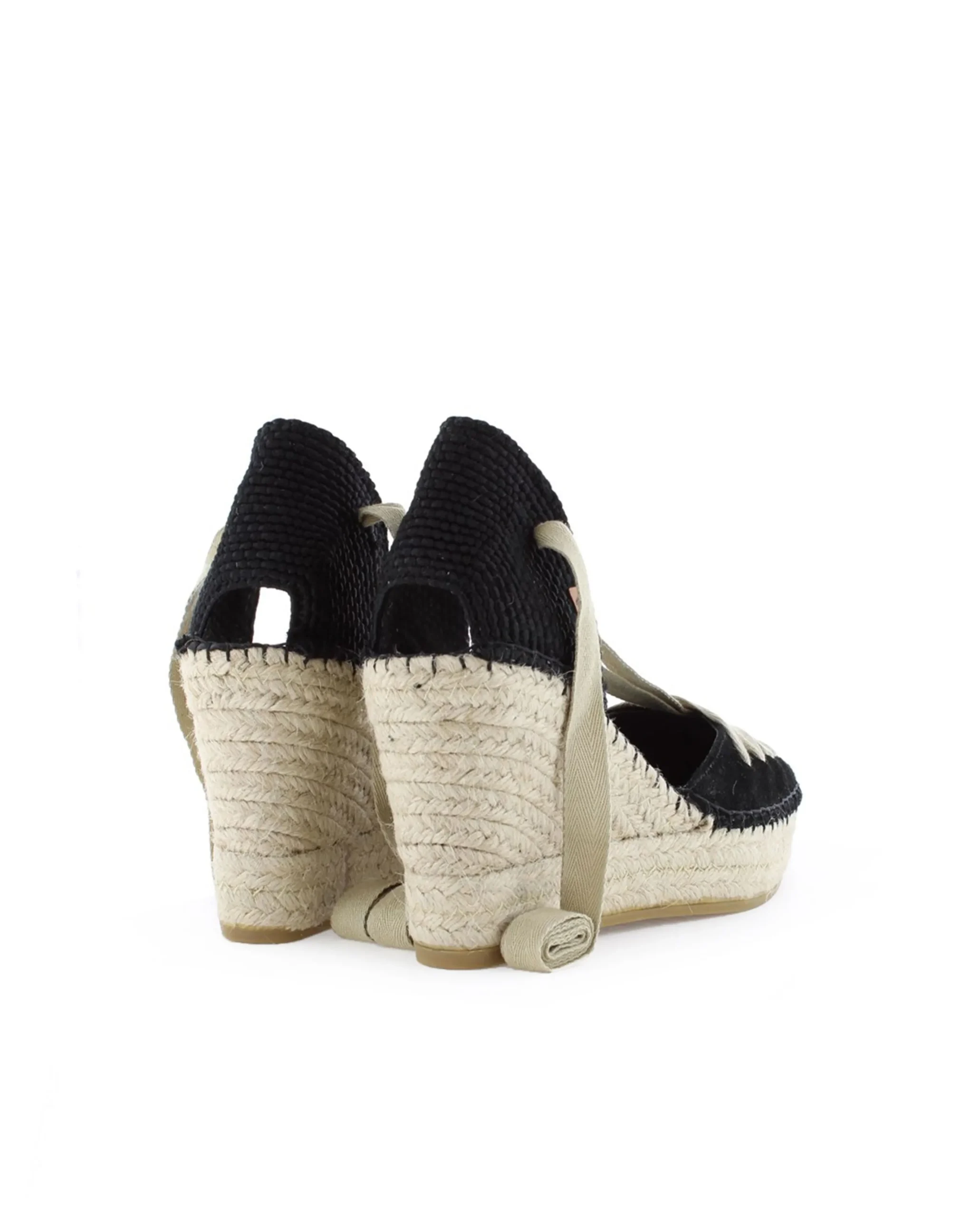 Campesina en serraje negro-piedra Tilo 7