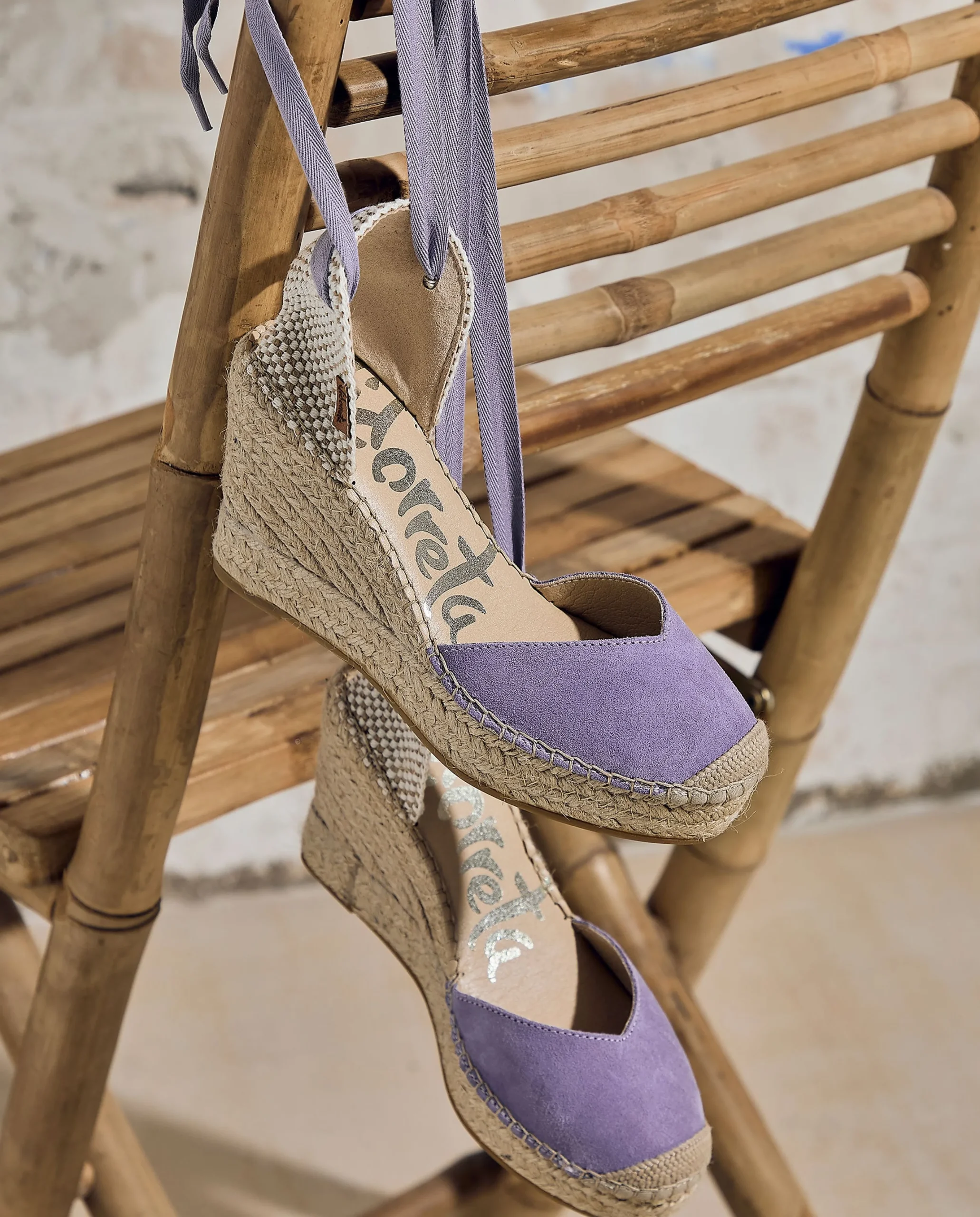 Campesina pico en serraje lavanda Tilo 7