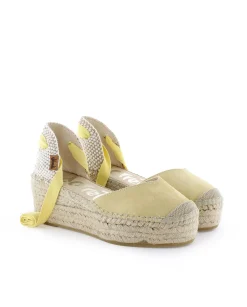 Campesina pico en serraje limón Creta