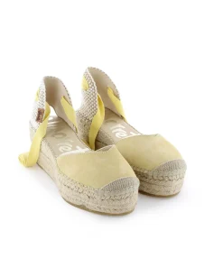 Campesina pico en serraje limón Creta