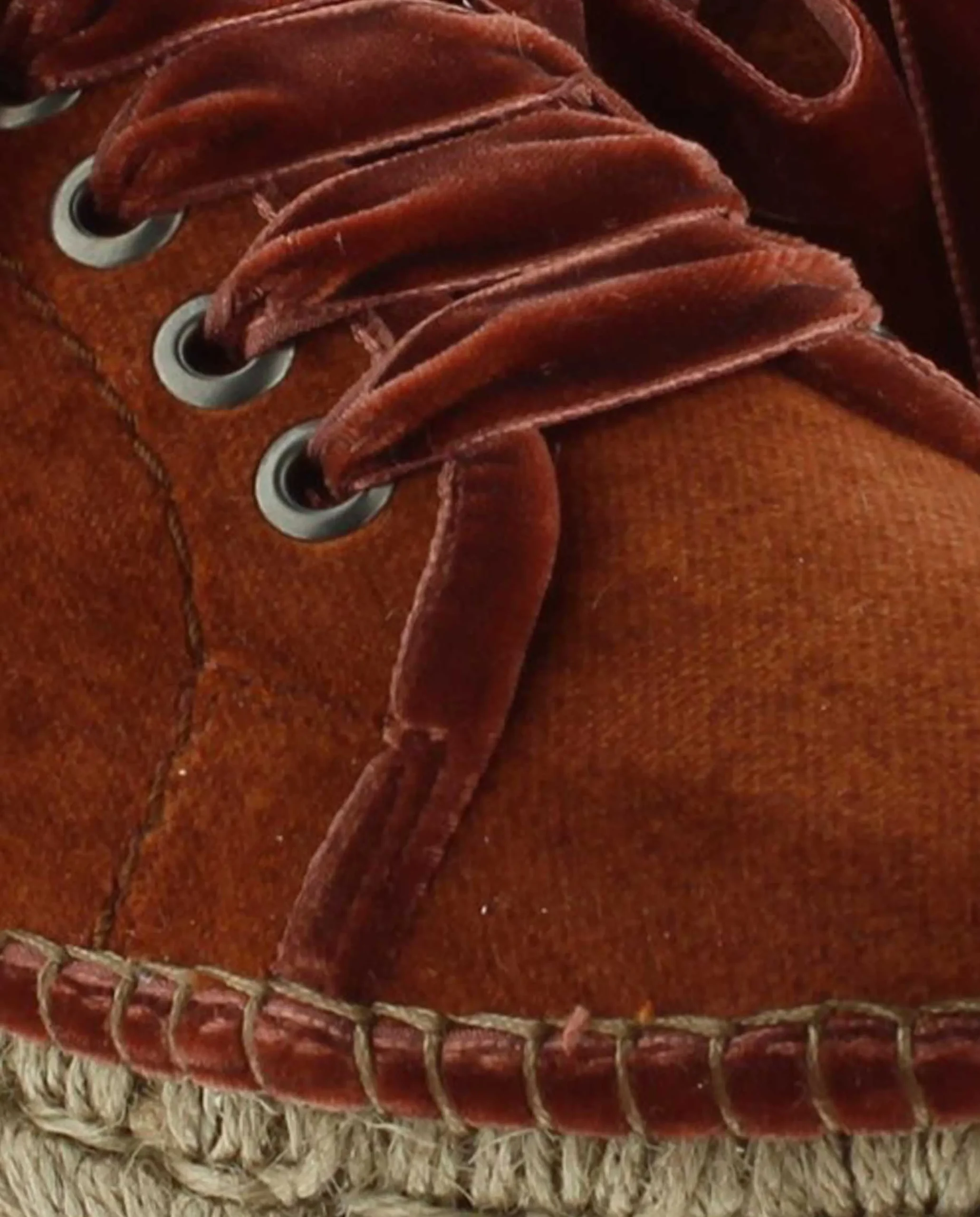 Deportivo de terciopelo teja Merce Doble