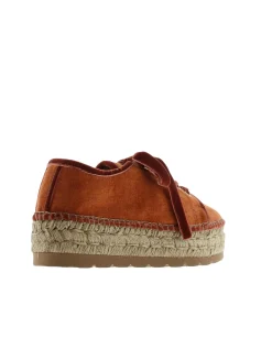 Deportivo de terciopelo teja Merce Doble