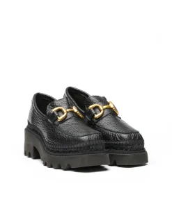 Mocasin en Cocco negro León