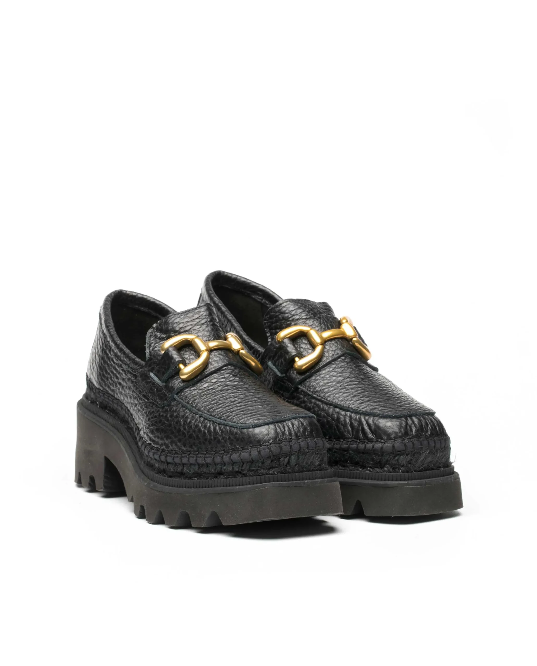 Mocasin en Cocco negro León