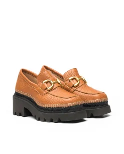 Mocasín en bost camel León