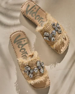 Pinky en rafia cristal trigo Miró