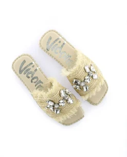 Pinky en rafia cristal trigo Miró