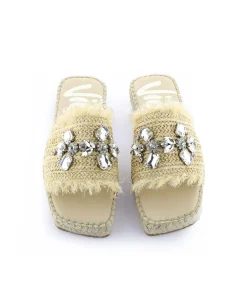 Pinky en rafia cristal trigo Miró