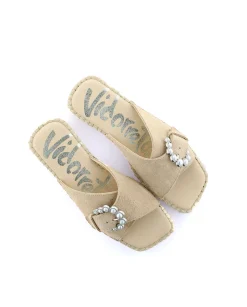 Pinky en serraje arena Miró