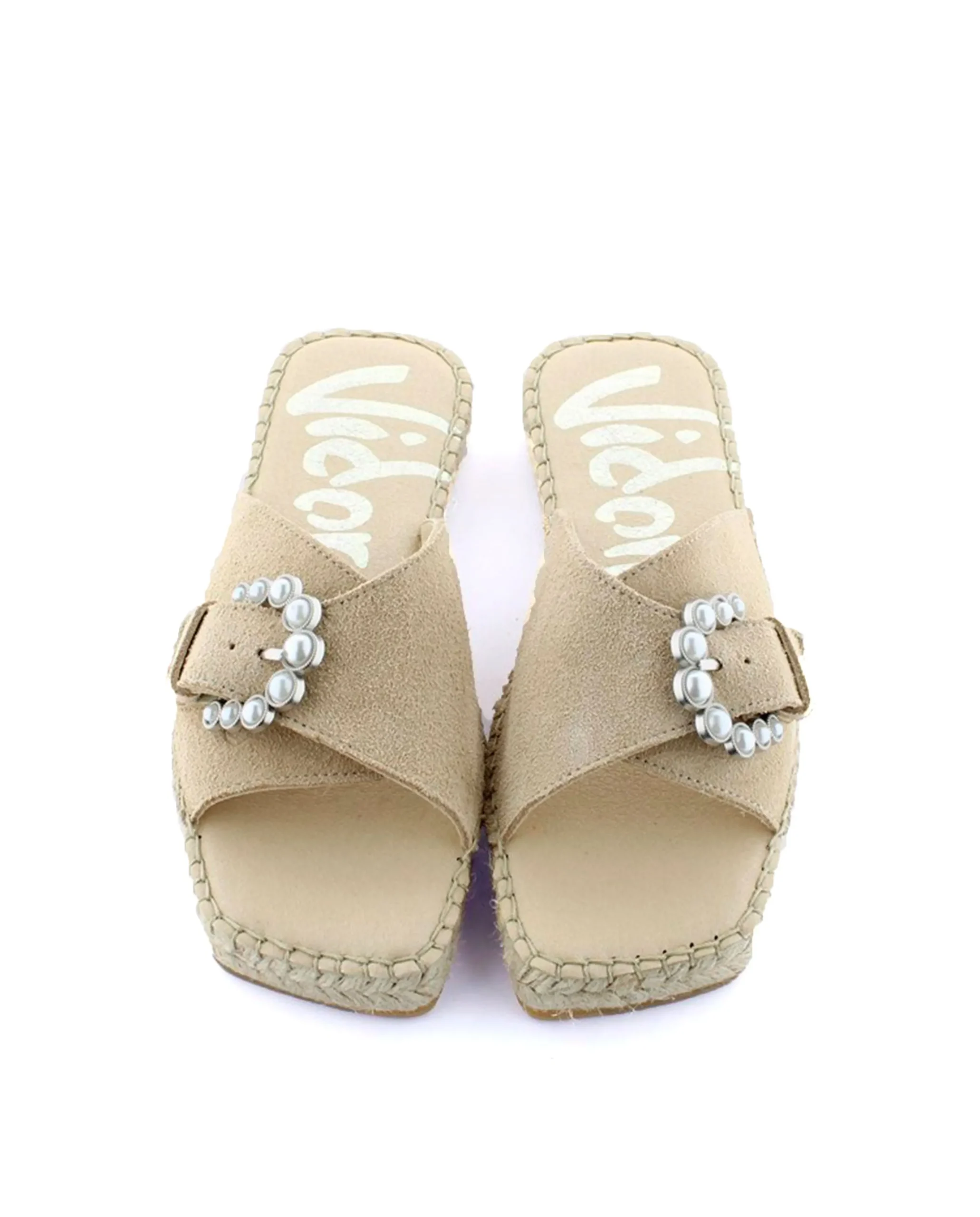 Pinky en serraje arena Miró