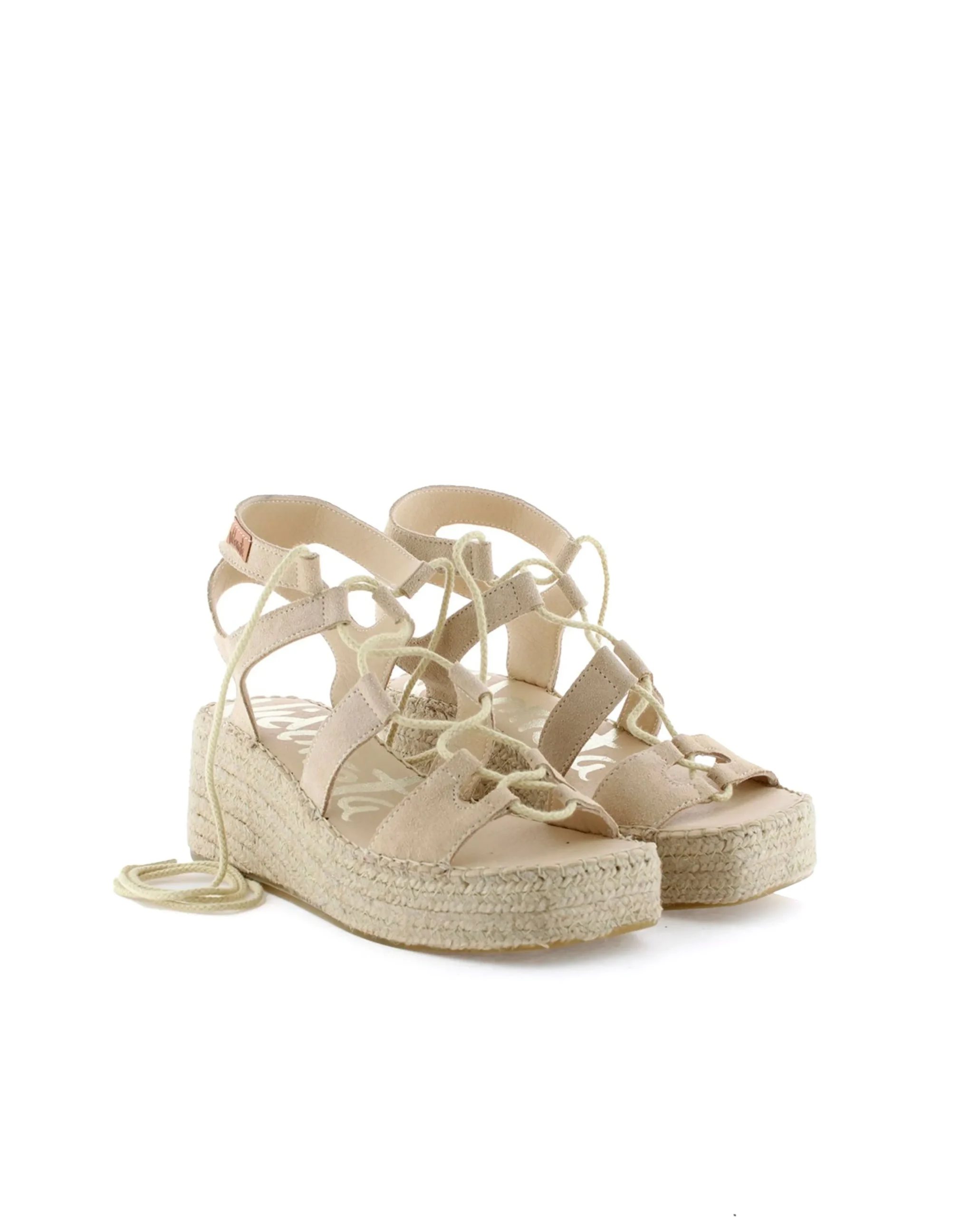 Romana en serraje arena Vinci