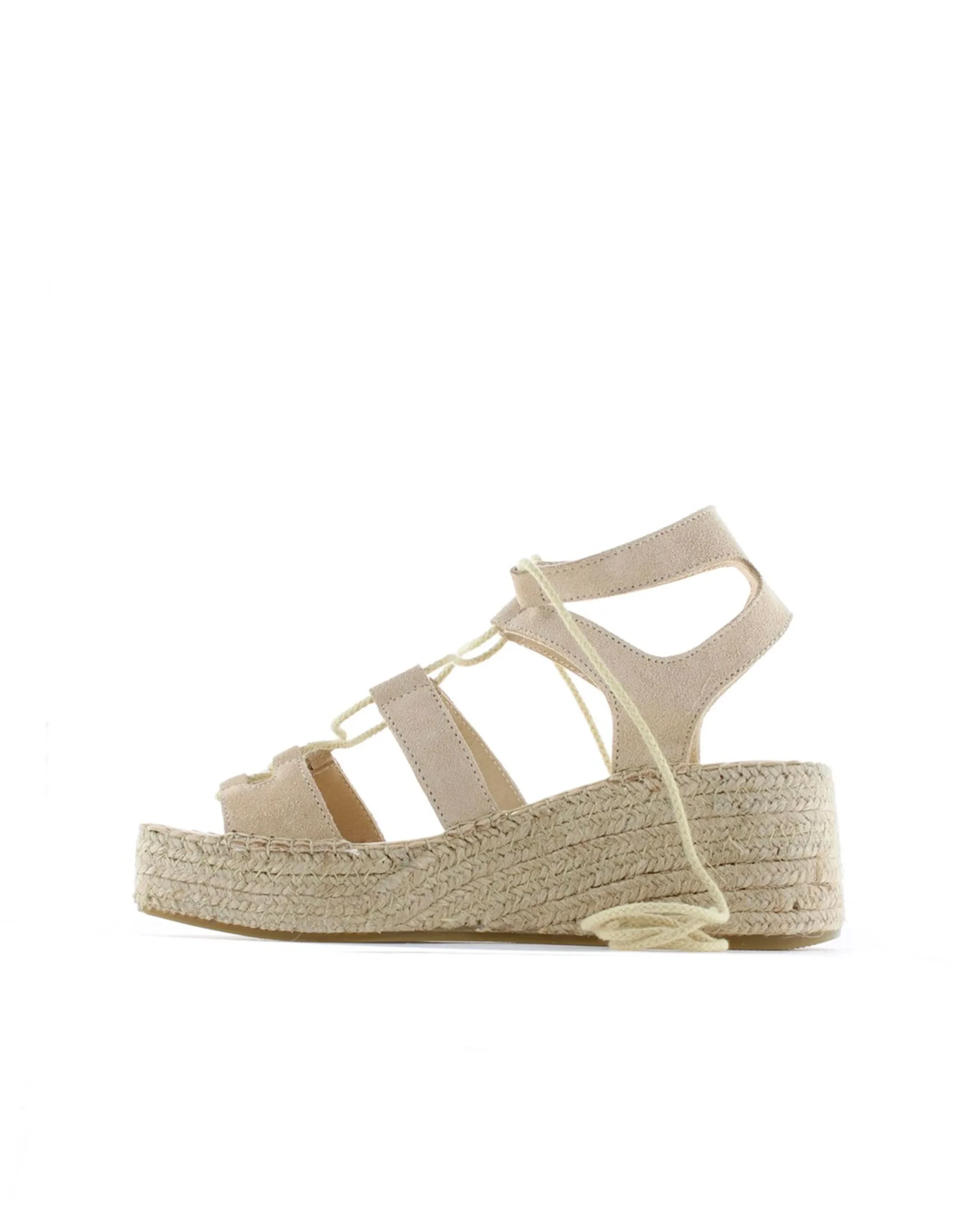 Romana en serraje arena Vinci