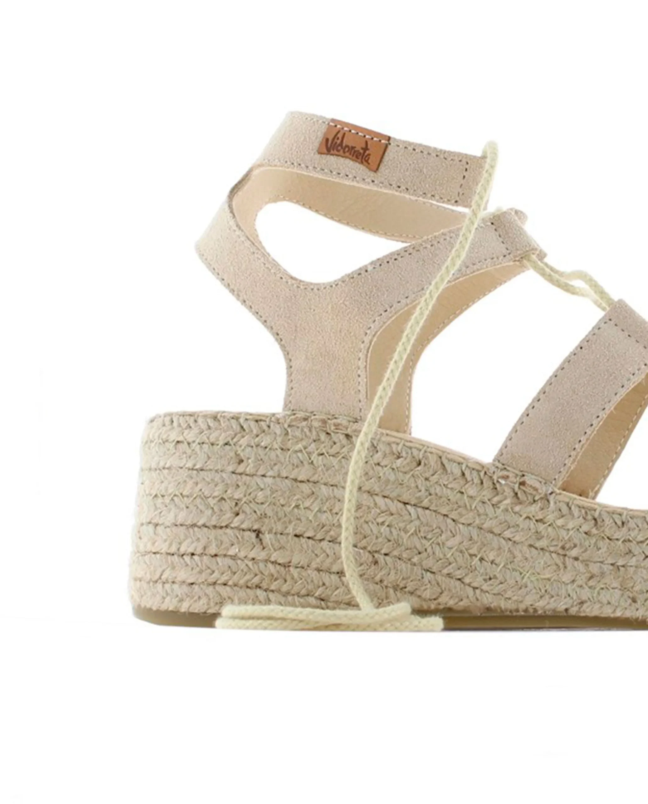 Romana en serraje arena Vinci