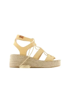 Romana en serraje limón Vinci