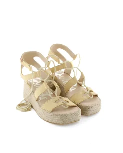 Romana en serraje limón Vinci