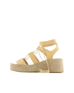 Romana en serraje limón Vinci