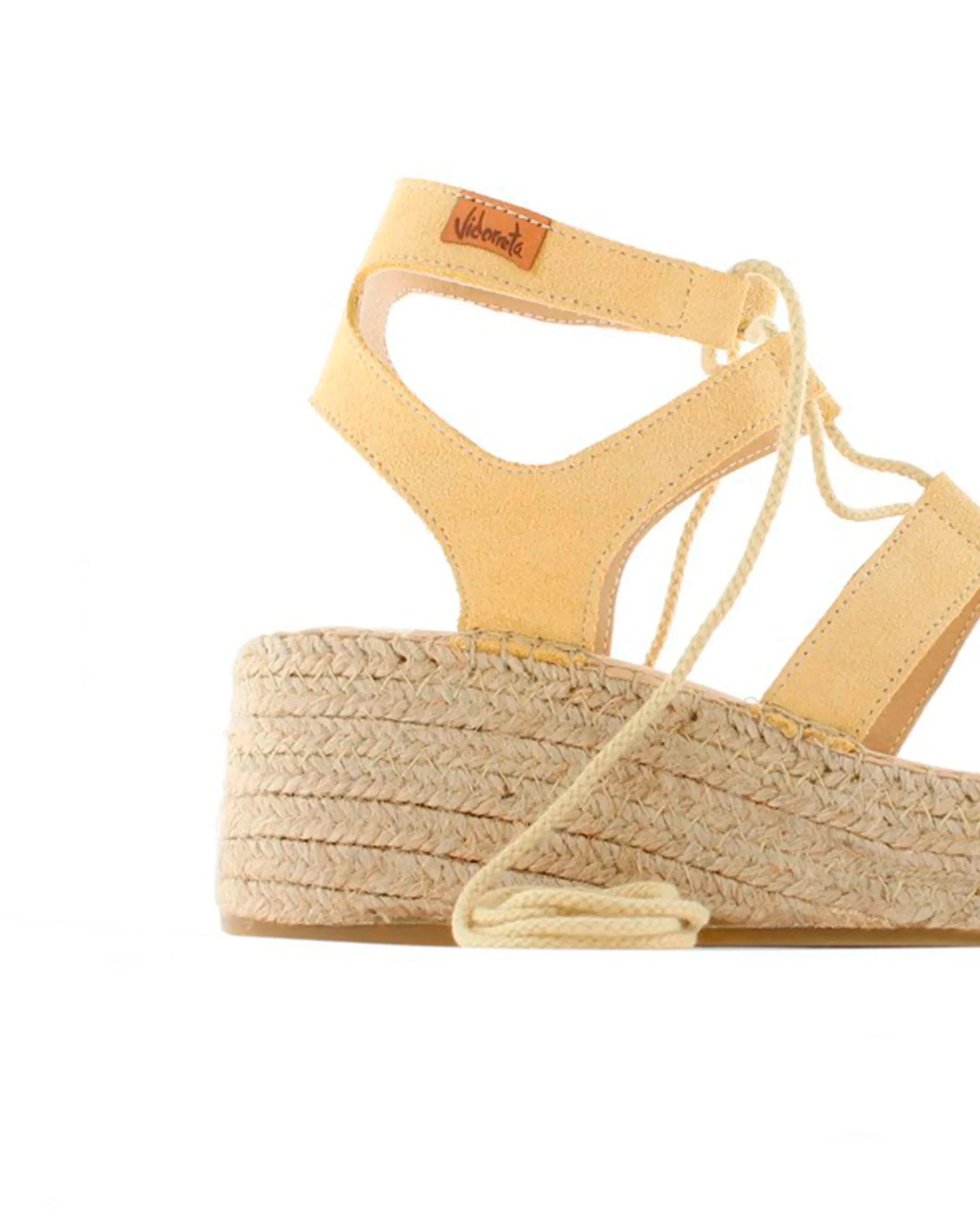 Romana en serraje limón Vinci