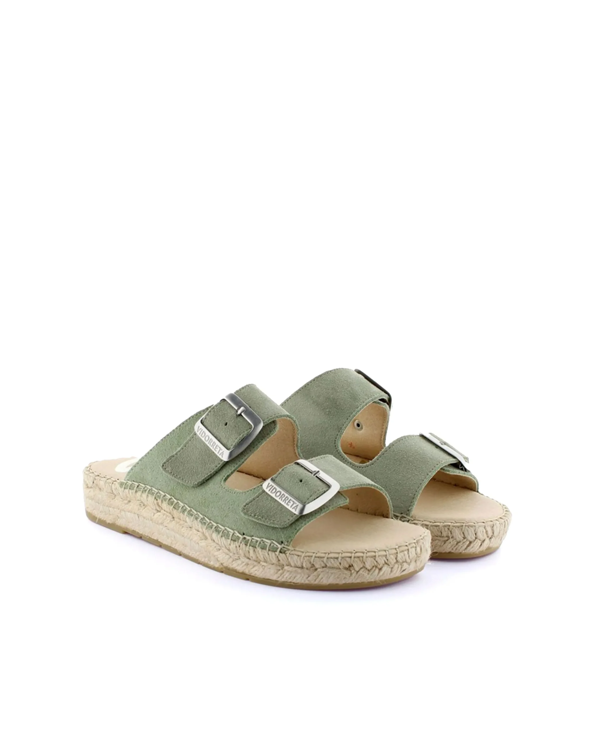 Sandalia bio en serraje agua claro Bahía