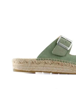 Sandalia bio en serraje agua claro Bahía