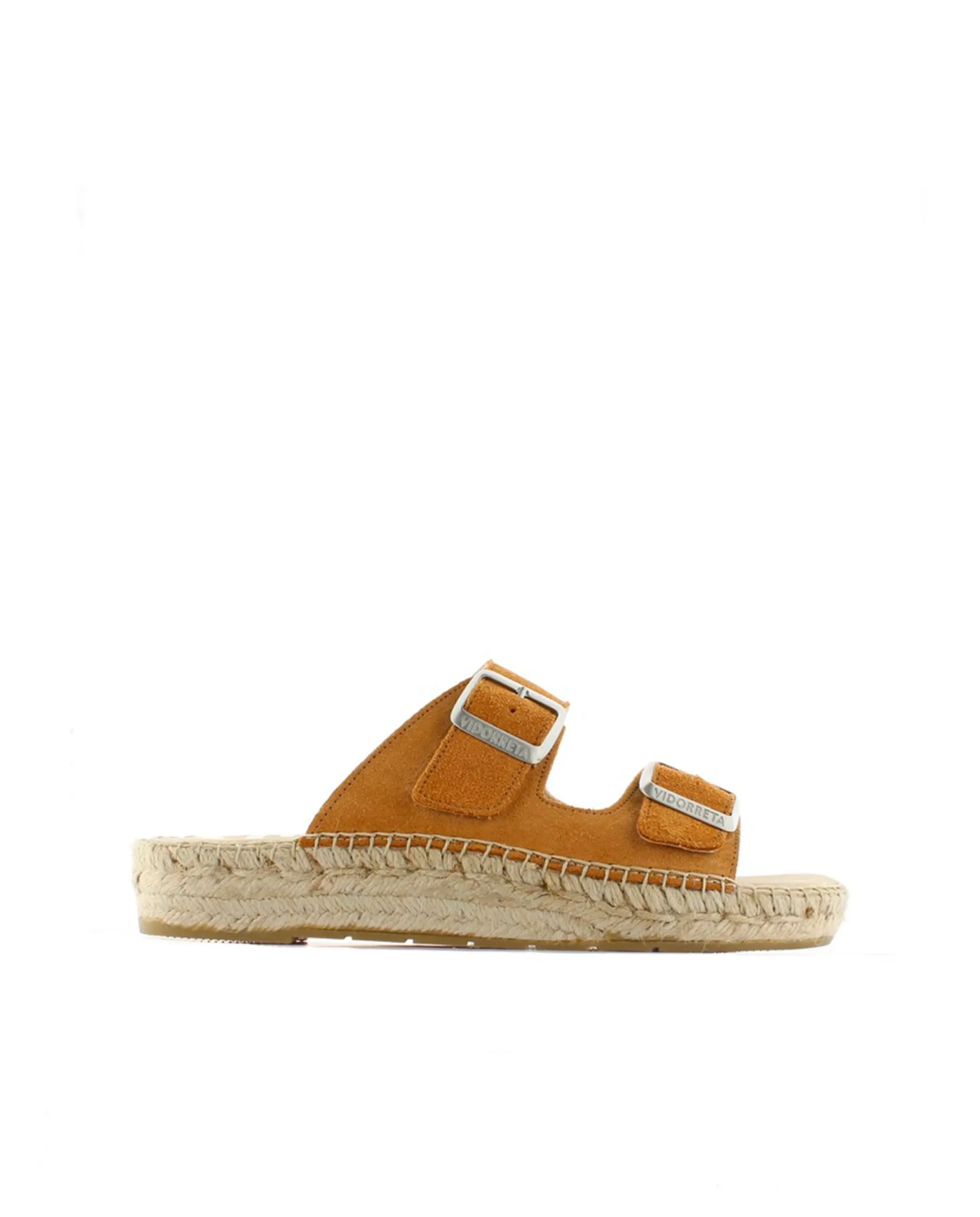 Sandalia bio en serraje cuero Bahía