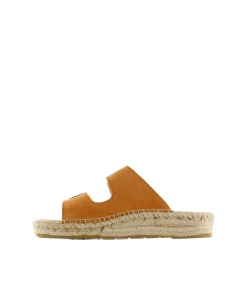 Sandalia bio en serraje cuero Bahía