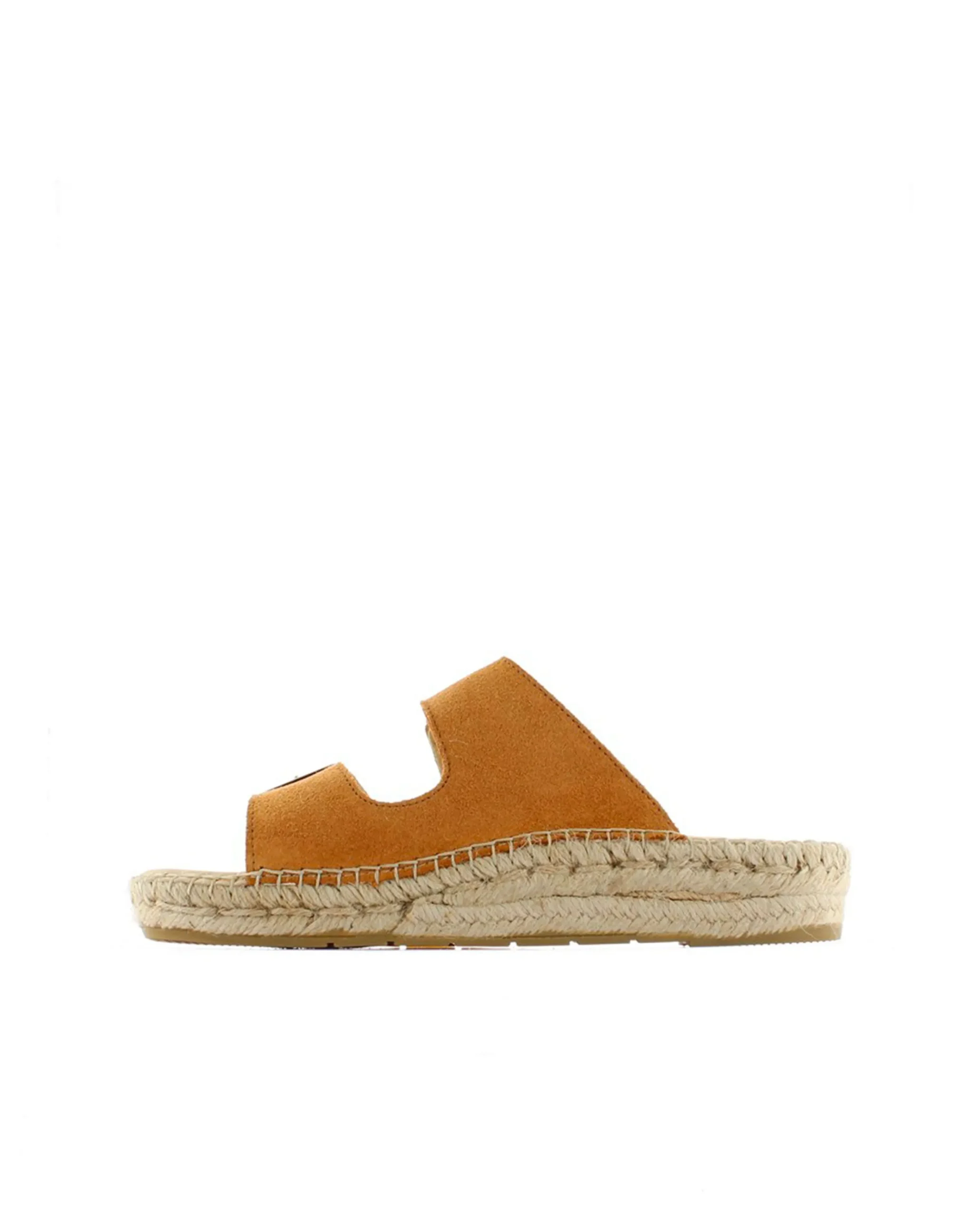 Sandalia bio en serraje cuero Bahía