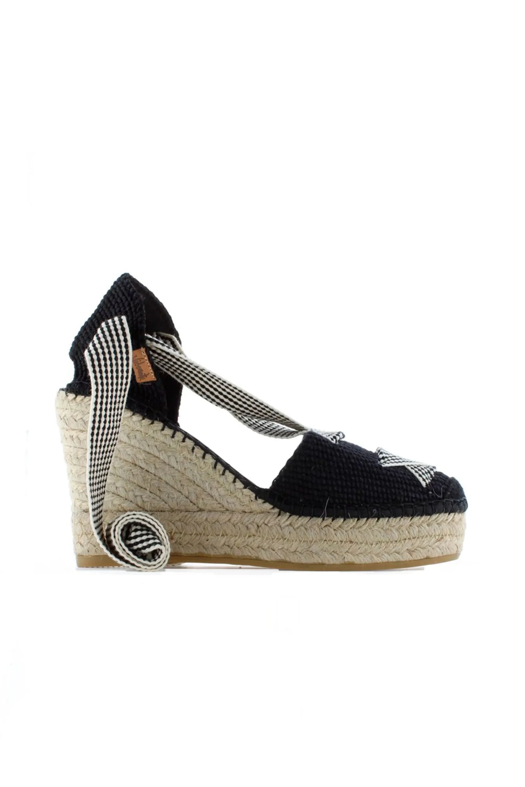 Sandalia cintas tejido x negro Tilo 7