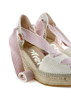 Sandalia cintas tejido x crudo Tilo 7